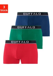 Buffalo Boxer Boxershorts für Herren rot/grn/blau