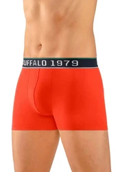 Buffalo Boxer Boxershorts für Herren schwarz/orange/anthrazit/meliert