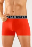 Buffalo Boxer Boxershorts für Herren schwarz/orange/anthrazit/meliert