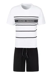 Pyjama (2 tlg., 1 Stck) mit Logodruck
