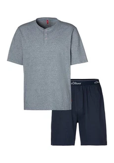 s.Oliver Pyjama Oberteil mit Knopfleiste