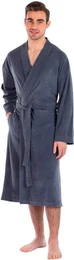 Bademantel Leichter Bademantel Herren, Langform, Jersey, Kimono-Kragen, Grtel, Besonders leichter Jerseybademantel