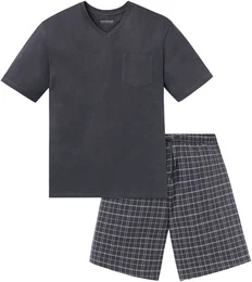 Shorty Ebony (2 tlg) mit aufgesetzter Brusttasche