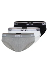 BOSS Slip Cotton Stretch (3-St) Rosa/Schwarz/Mischfarben/Creme/Grau/Gelb