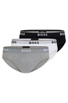 BOSS Slip Cotton Stretch (3-St) Rosa/Schwarz/Mischfarben/Creme/Grau/Gelb