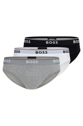 BOSS Slip Cotton Stretch (3-St) Rosa/Schwarz/Mischfarben/Creme/Grau/Gelb