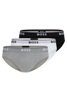 BOSS Slip Cotton Stretch (3-St) Rosa/Schwarz/Mischfarben/Creme/Grau/Gelb