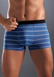 Buffalo Boxer Herren mit schwarzem Webbund grn/gestreift/blau/gestreift/lila/gestreift/dunkelblau/gestreift