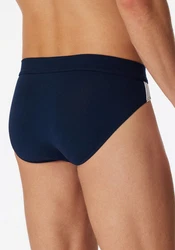 Schiesser Slip Rio (3er-Pack) dunkelblau/wei