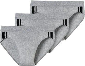 Schiesser Slip Rio (3er-Pack) Grau/Hellgrau