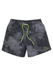 Badeshorts Mat mit trendigem Batikdruck