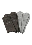 Bench Basicsocken Dunkelgrau/Grau/Khaki/Braun