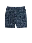 Trigema Boxershorts TRIGEMA Boxer-Shorts Smiley-Muster Hellblau/Grün/Dunkelblau/Schwarz/Braun