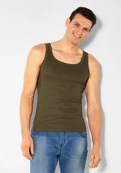 H.I.S Tanktop Basic (Packung, 2-tlg) Dunkelgrün/Khaki
