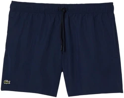 Lacoste Badeshorts mit elastischen Bund Dunkelblau