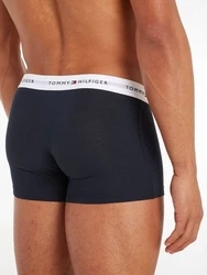 Tommy Hilfiger Underwear Trunk 3P TRUNK mit Logoschriftzug Dunkelblau/Blau/Schwarz/Braun