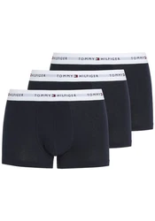 Tommy Hilfiger Underwear Trunk 3P TRUNK mit Logoschriftzug Dunkelblau/Blau/Schwarz/Braun