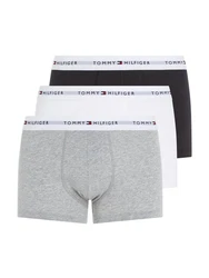 Tommy Hilfiger Underwear Trunk 3P TRUNK mit Logoschriftzug Grau/Braun/Lila