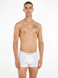 Tommy Hilfiger Underwear Trunk 3P TRUNK mit Logoschriftzug Grau/Braun/Lila