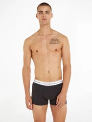 Tommy Hilfiger Underwear Trunk 3P TRUNK mit Logoschriftzug Grau/Braun/Lila