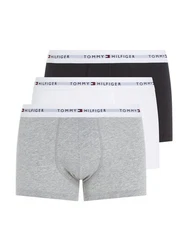 Tommy Hilfiger Underwear Trunk 3P TRUNK mit Logoschriftzug Grau/Braun/Lila