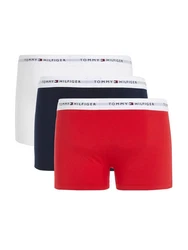 Tommy Hilfiger Underwear Trunk 3P TRUNK mit Logoschriftzug Dunkelrot/Rot