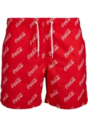 Badeshorts Herren Coca Cola Logo AOP Swimshorts
