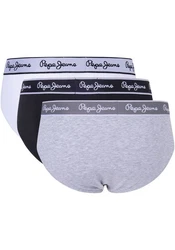 Pepe Jeans Slip 3er Pack Grau/Lila