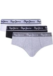 Pepe Jeans Slip 3er Pack Grau/Lila