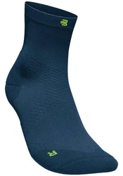 Bauerfeind Sportsocken Run Ultralight Mid Cut Socks Dunkelblau/Blau