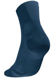 Bauerfeind Sportsocken Run Ultralight Mid Cut Socks Dunkelblau/Blau