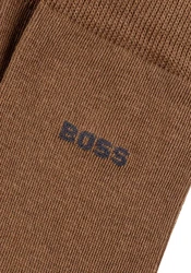 BOSS Kurzsocken Herren Socken 3P RS Uni Colors CC oliv