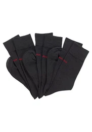Businesssocken 3P RS UNI COLORS CC (Packung, 3-Paar, 3er) mit Boss Logo-Schriftzug