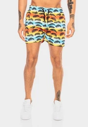 Badehose Feder-Muster