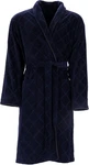 Vossen Herrenbademantel Barron Dunkelblau/Blau