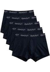 Gant Boxershorts TRUNK 5-PACK Dunkelblau/Grau/Hellblau/Blau