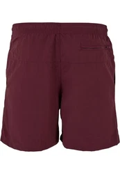 Urban Classics Block Swim Shorts Bordeaux/Dunkelrot