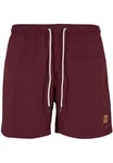 Urban Classics Block Swim Shorts Bordeaux/Dunkelrot