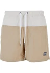 Urban Classics Block Swim Shorts Beige/Khaki/Braun