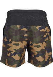 Urban Classics Block Swim Shorts Dunkelgrün