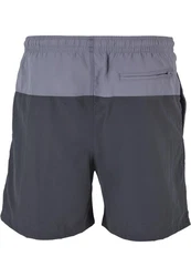 Urban Classics Block Swim Shorts Dunkelblau/Dunkelgrau/Grau