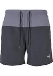 Urban Classics Block Swim Shorts Dunkelblau/Dunkelgrau/Grau