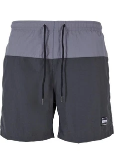 Urban Classics Block Swim Shorts Dunkelblau/Dunkelgrau/Grau Urban Classics Block Swim Shorts Dunkelblau/Dunkelgrau/Grau