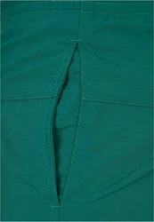 Urban Classics Block Swim Shorts Grün/Dunkelgrün/Türkis