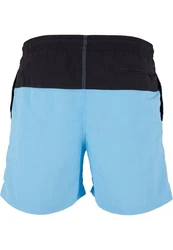 Urban Classics Block Swim Shorts Blau/Hellblau