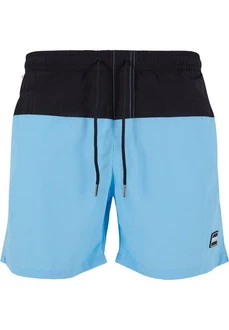 Urban Classics Block Swim Shorts Blau/Hellblau