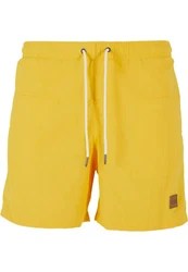 Urban Classics Block Swim Shorts Gelb/Braun