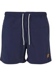 Urban Classics Block Swim Shorts Dunkelblau/Blau