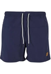Urban Classics Block Swim Shorts Dunkelblau/Blau