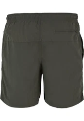 Urban Classics Block Swim Shorts Dunkelgrün/Khaki